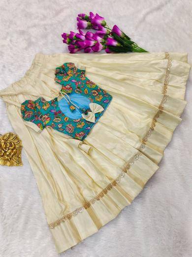 NEW LAUNCING KIDS LEHENGA CHOLI silk Kids clothing suppliers